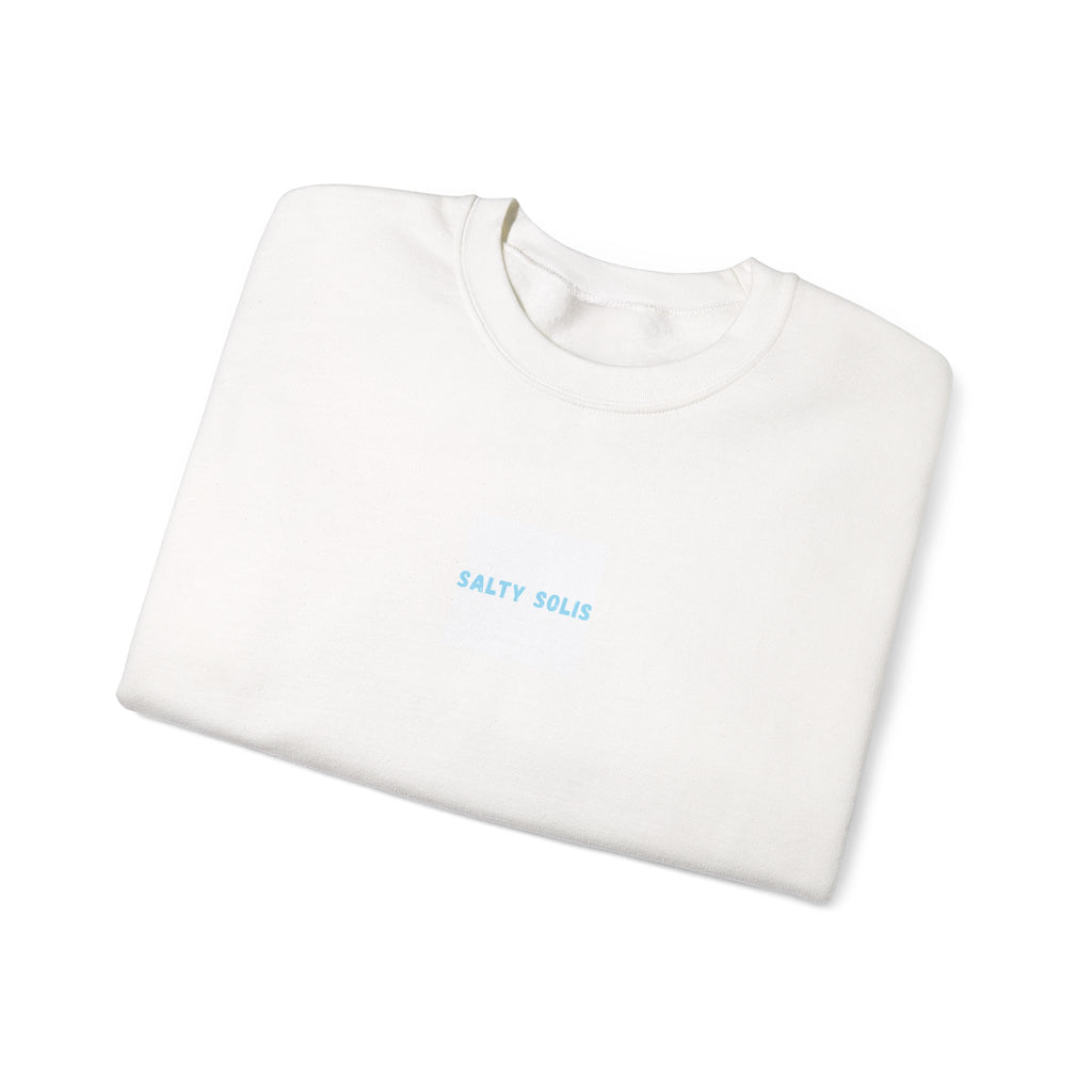 Salty Crewneck Sweatshirt - Coastal Graphic Pullover