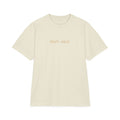 Salty Solis T-Shirt - Retro Repeat Beige Logo Tee