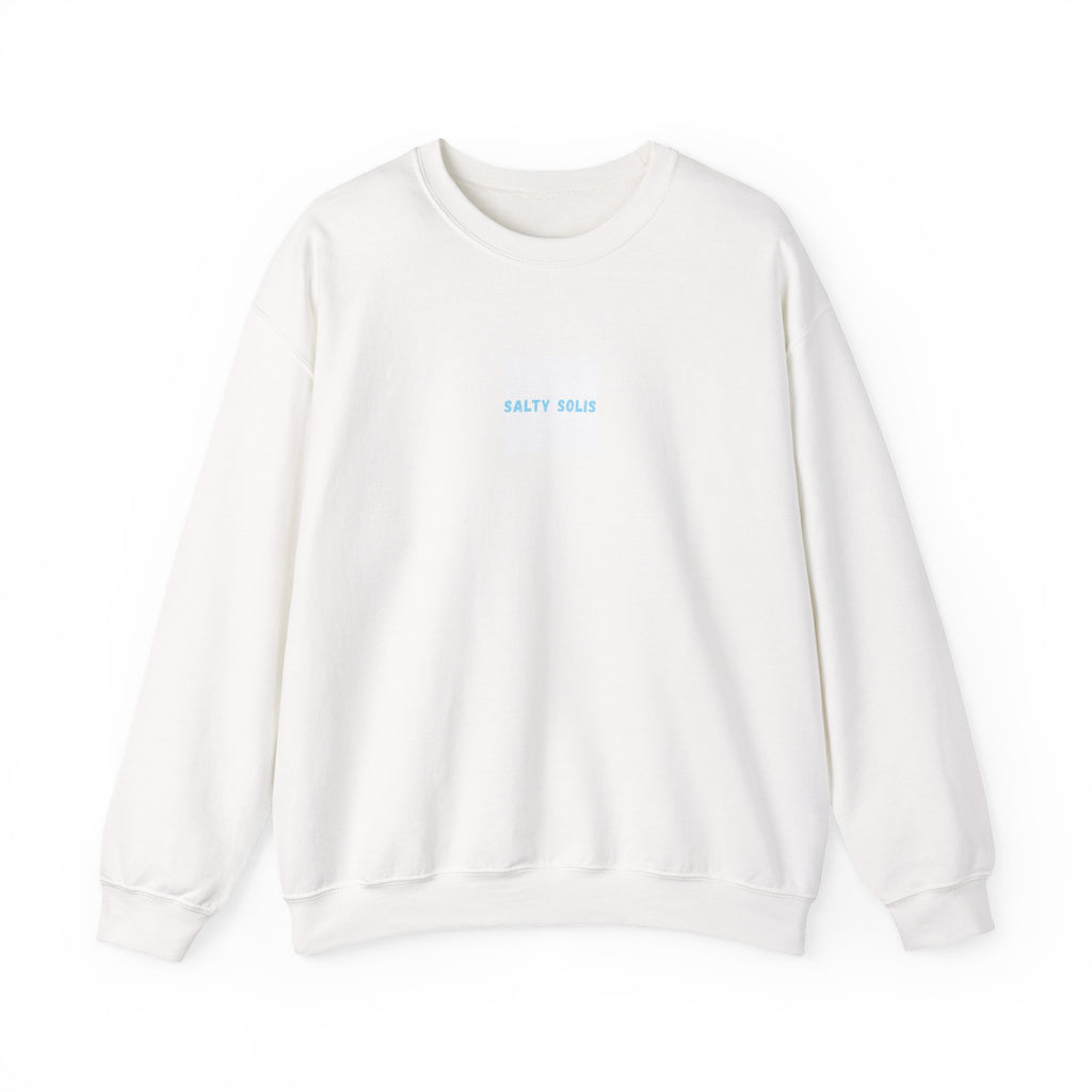 Salty Crewneck Sweatshirt - Coastal Graphic Pullover