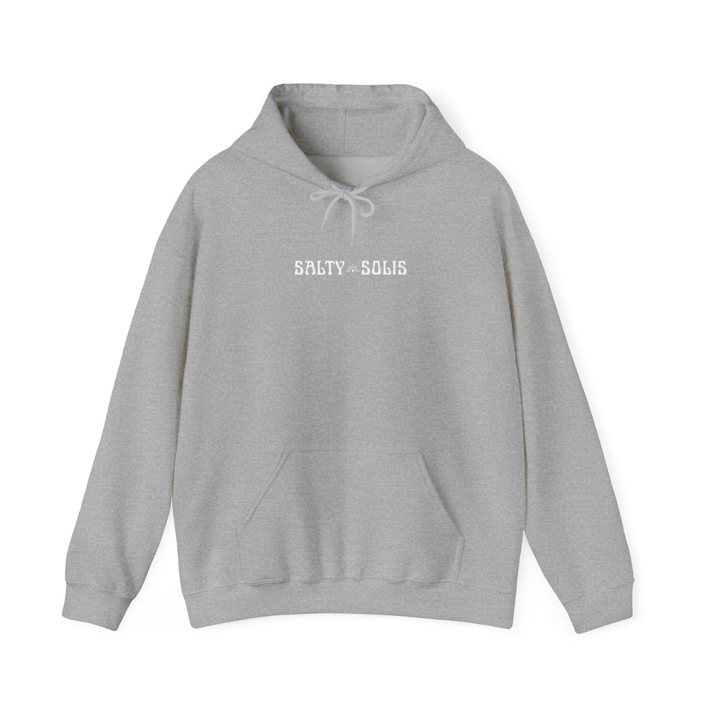 Salty Souls Hoodie - Minimal Coastal Graphic Hooded Sweatshirt